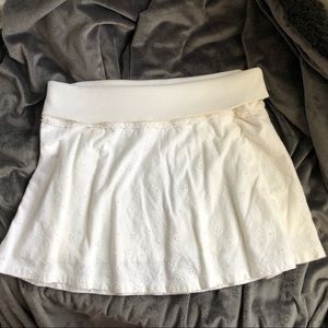 American Eagle White Mini Skirt, Size M